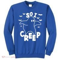 So I Creep Funny Halloween Ghost Spooky Season Sweatshirt thumb 0