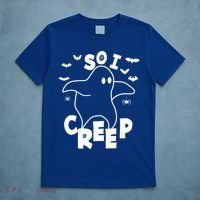 So I Creep Funny Halloween Ghost Spooky Season T-Shirt thumb 5