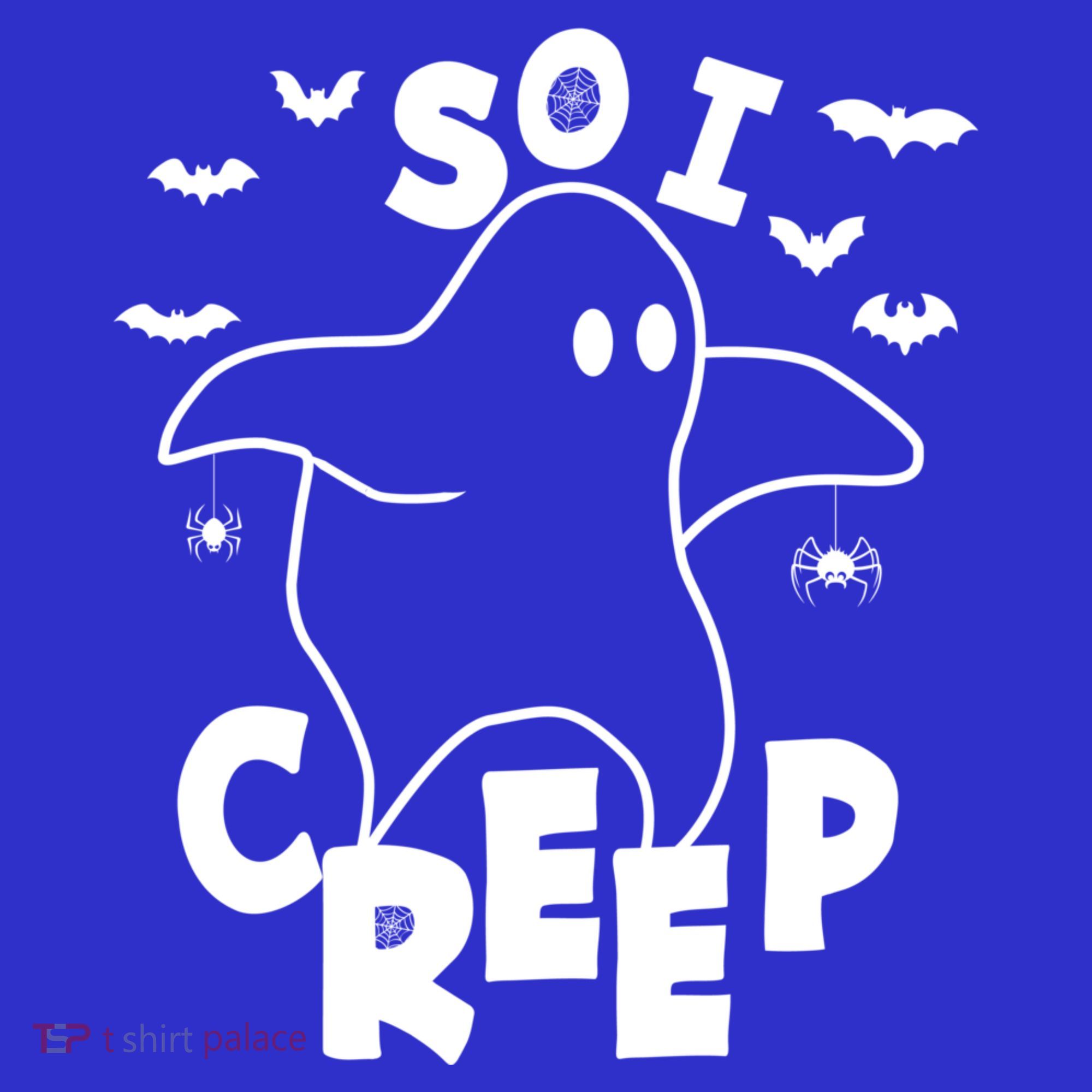 So I Creep Funny Halloween Ghost Spooky Season Mousepad