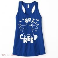 So I Creep Funny Halloween Ghost Spooky Season Women's Tank Top thumb 0