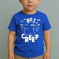 So I Creep Funny Halloween Ghost Spooky Season Toddler T-Shirt thumb 2