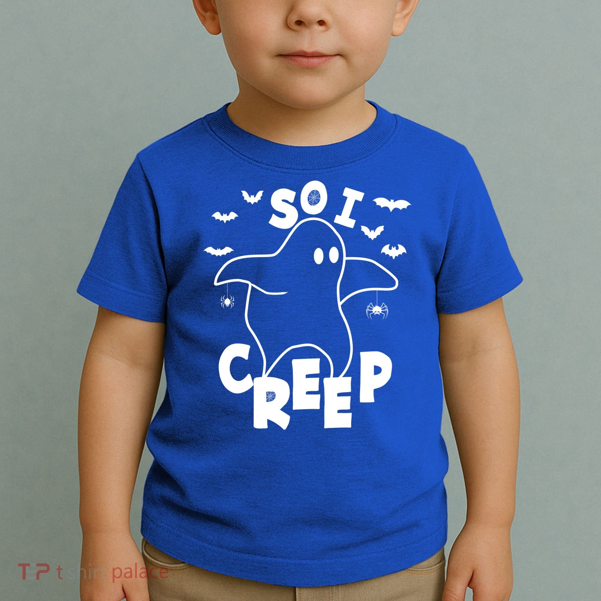 So I Creep Funny Halloween Ghost Spooky Season Toddler T-Shirt