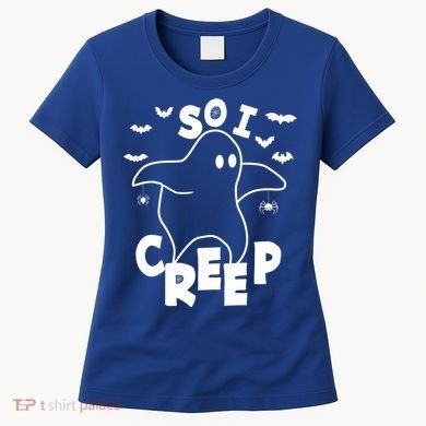 So I Creep Funny Halloween Ghost Spooky Season Women's T-Shirt