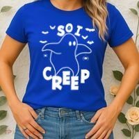 So I Creep Funny Halloween Ghost Spooky Season Women's T-Shirt thumb 2