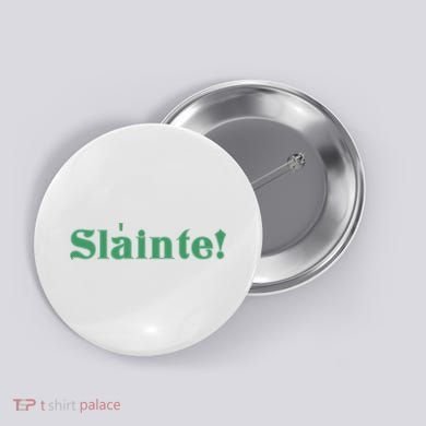 Sláinte! Irish Cheers Button