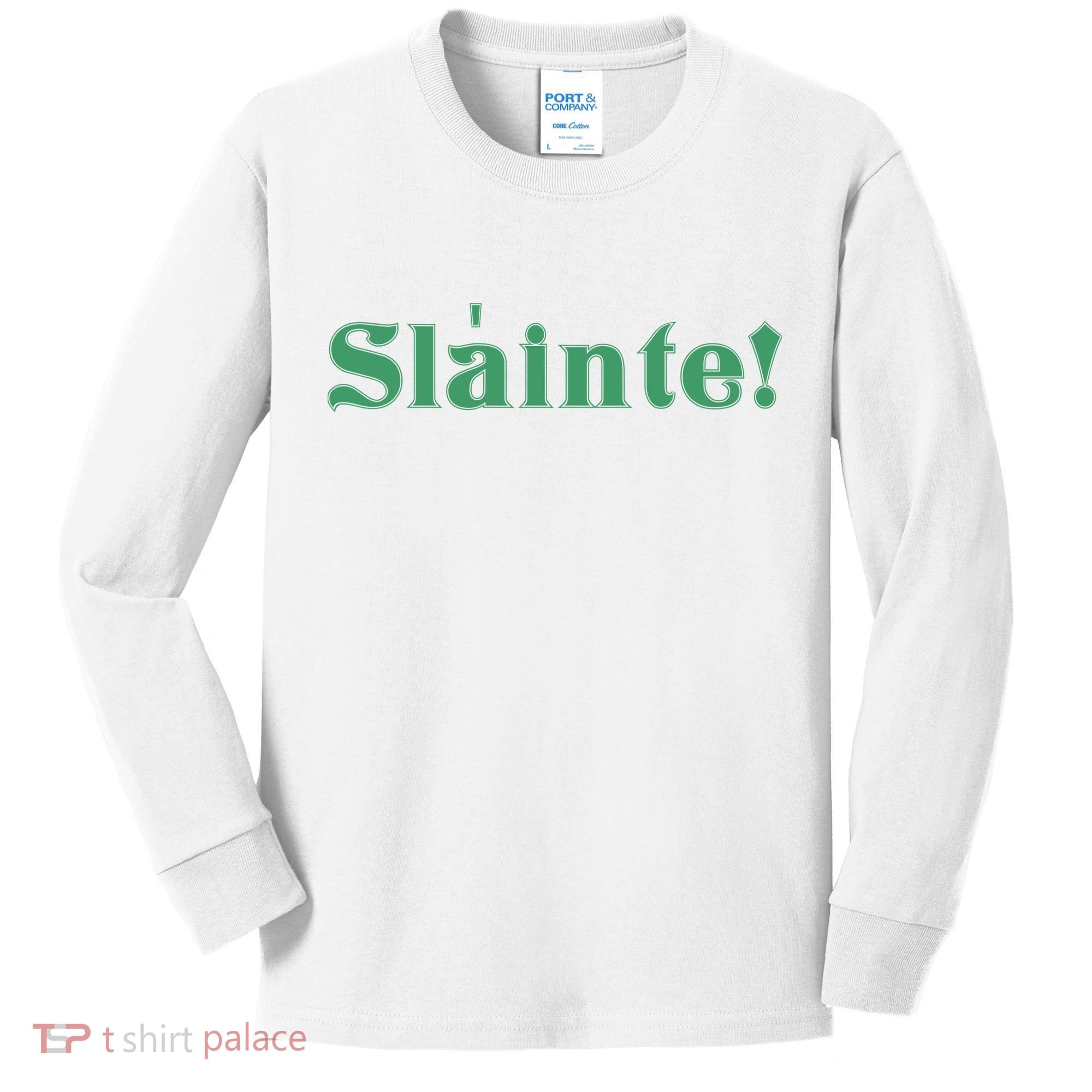 Sláinte! Irish Cheers Kids Long Sleeve Shirt