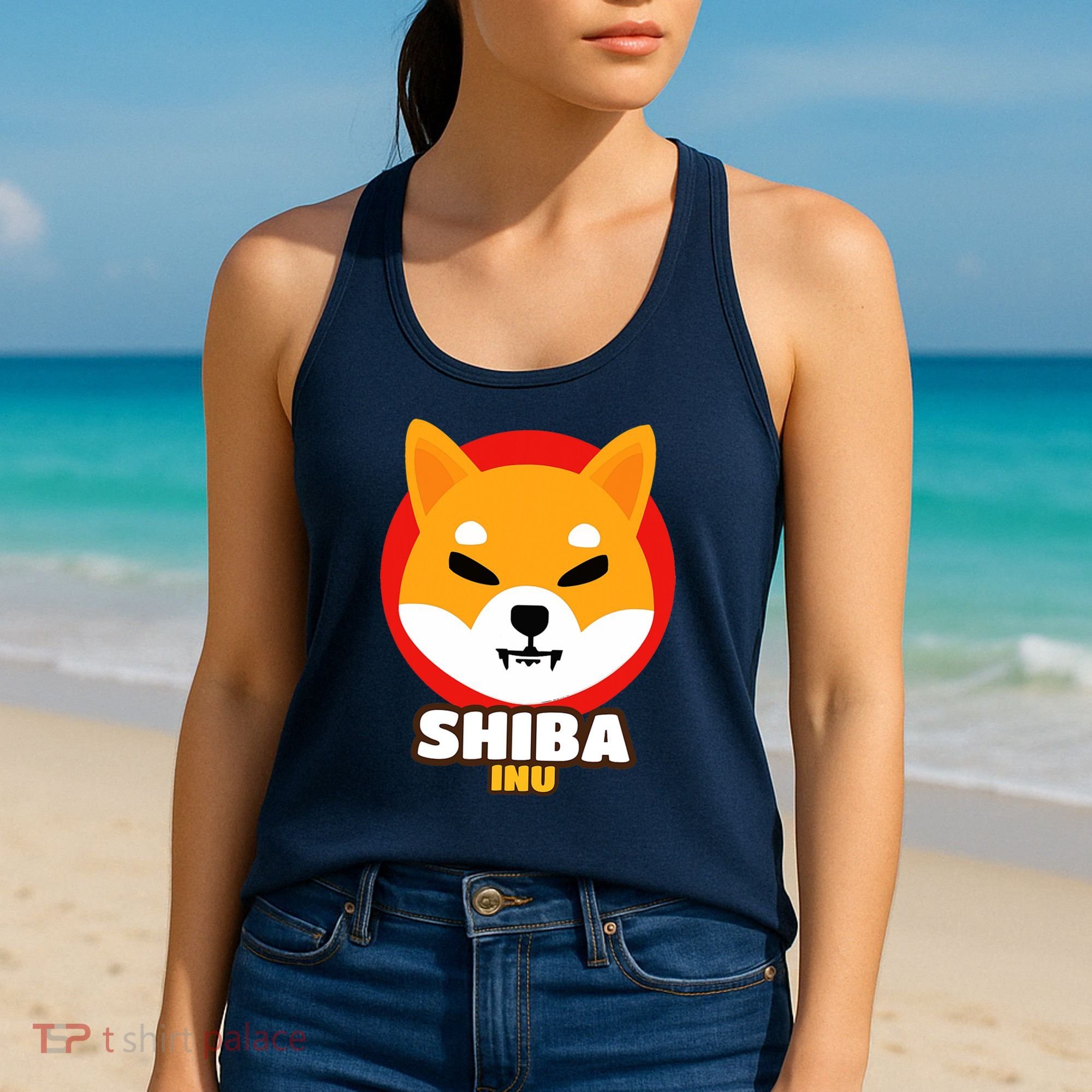 Shiba Inu Coin Crypto Token Cryptocurrency Wallet Shiba Army Women's Tank Top