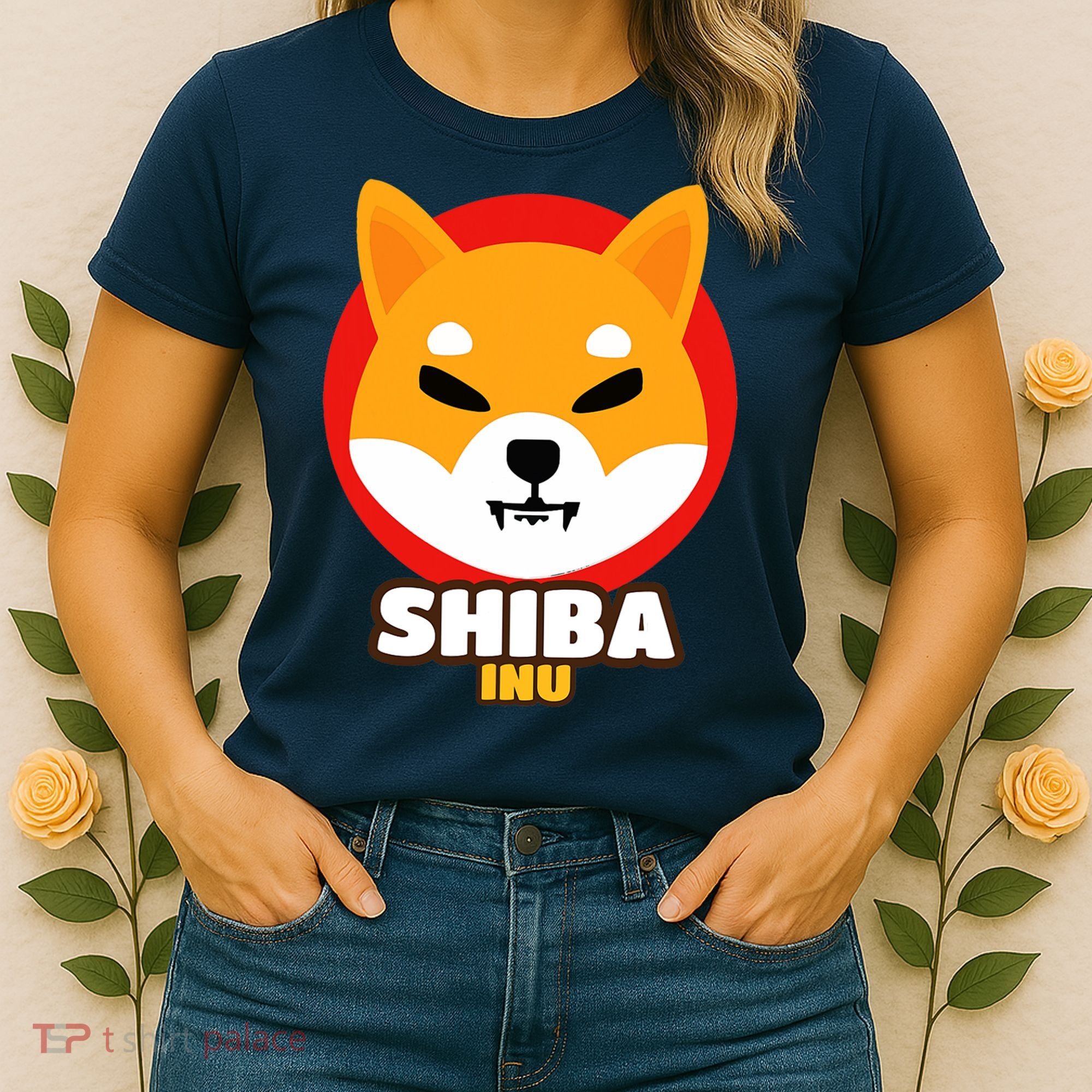 Shiba Inu Coin Crypto Token Cryptocurrency Wallet Shiba Army Women's T-Shirt
