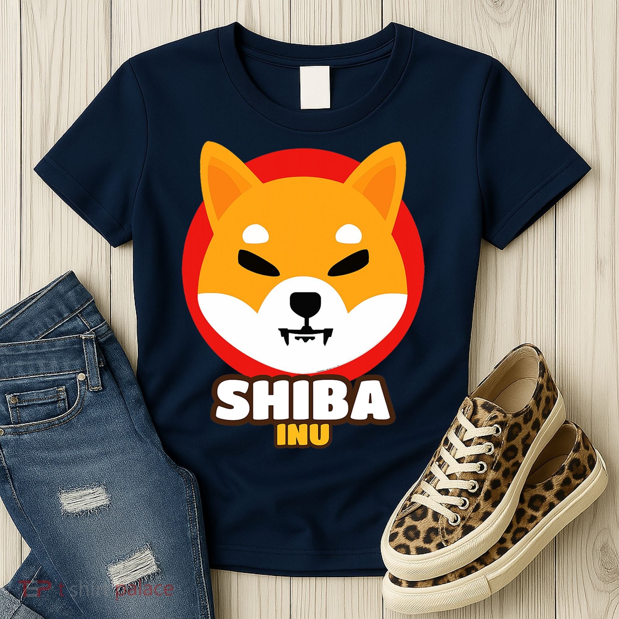 Shiba Inu Coin Crypto Token Cryptocurrency Wallet Shiba Army Women's T-Shirt