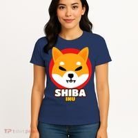 Shiba Inu Coin Crypto Token Cryptocurrency Wallet Shiba Army Women's T-Shirt thumb 4