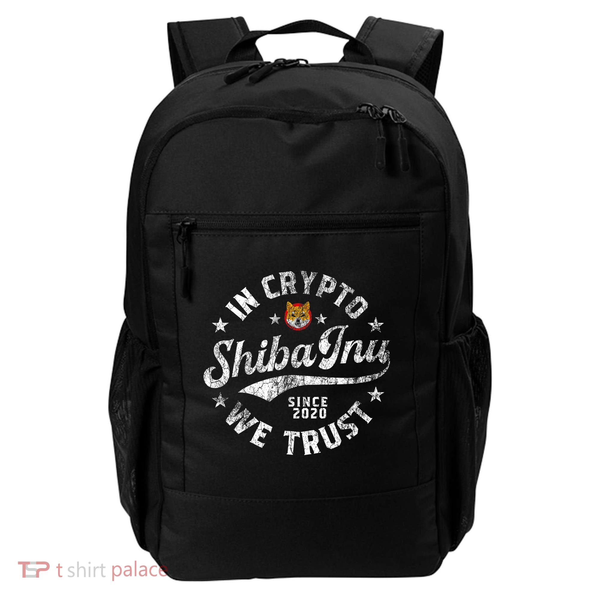 Shiba Inu Coin In Crypto We Trust Token Crypto Backpack