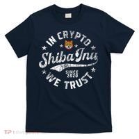 Shiba Inu Coin In Crypto We Trust Token Crypto T-Shirt thumb 0