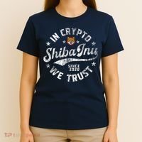Shiba Inu Coin In Crypto We Trust Token Crypto T-Shirt thumb 4