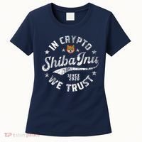 Shiba Inu Coin In Crypto We Trust Token Crypto Women's T-Shirt thumb 0