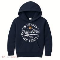 Shiba Inu Coin In Crypto We Trust Token Crypto Kids Hoodie thumb 0