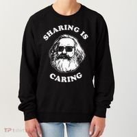 Sharing Is Caring Karl Marx Women's Sweatshirt thumb 0