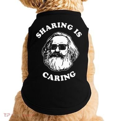 Sharing Is Caring Karl Marx Doggie Tank