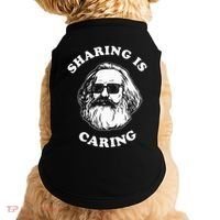 Sharing Is Caring Karl Marx Doggie Tank thumb 0