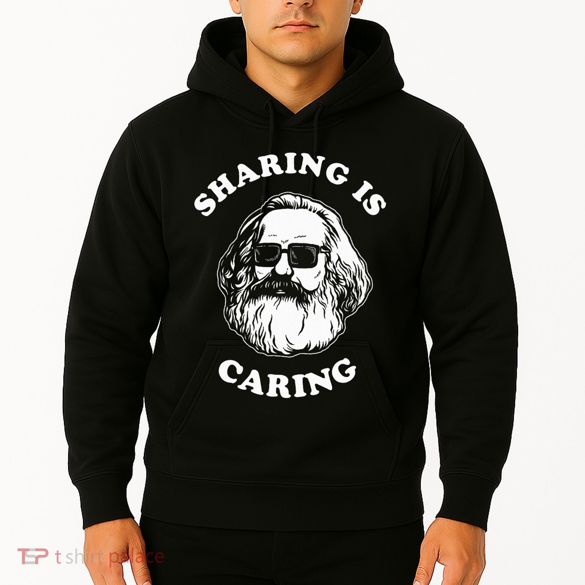 Sharing Is Caring Karl Marx Hoodie