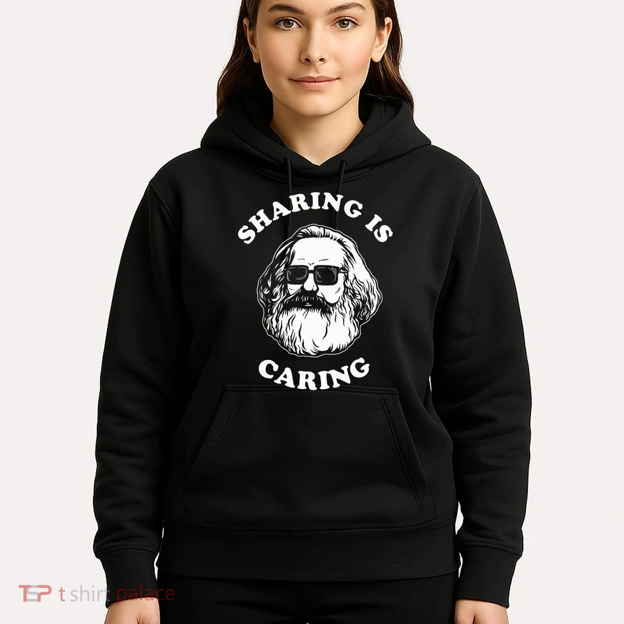 Sharing Is Caring Karl Marx Hoodie