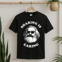 Sharing Is Caring Karl Marx T-Shirt thumb 2