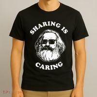 Sharing Is Caring Karl Marx T-Shirt thumb 3