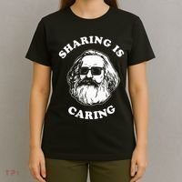 Sharing Is Caring Karl Marx T-Shirt thumb 4