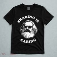 Sharing Is Caring Karl Marx T-Shirt thumb 5