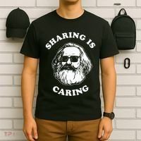 Sharing Is Caring Karl Marx T-Shirt thumb 6