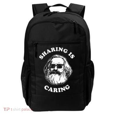 Sharing Is Caring Karl Marx Backpack