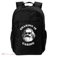 Sharing Is Caring Karl Marx Backpack thumb 0