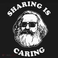 Sharing Is Caring Karl Marx Bucket Hat thumb 4