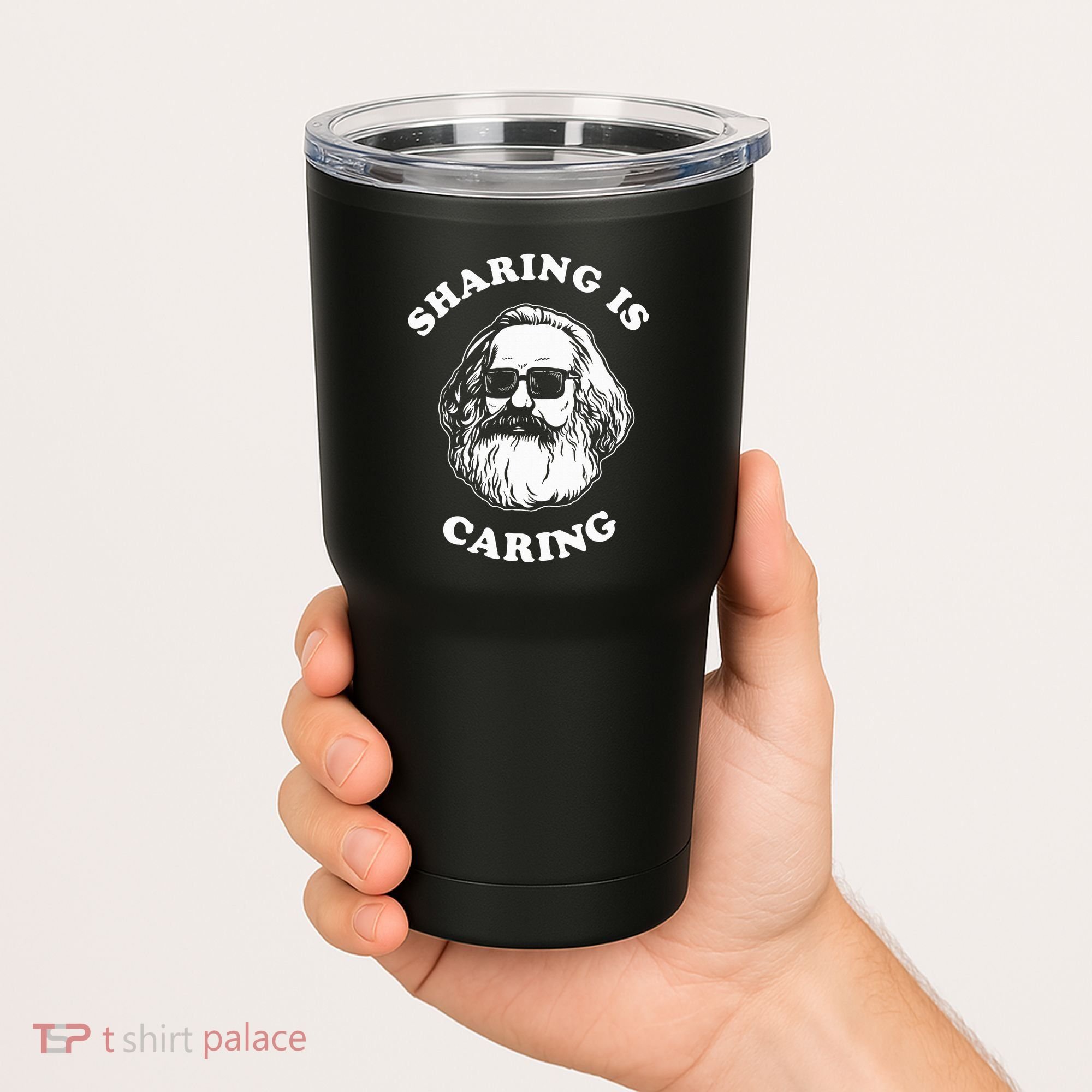 Sharing Is Caring Karl Marx Tumbler