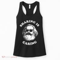 Sharing Is Caring Karl Marx Women's Tank Top thumb 0
