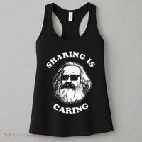 Sharing Is Caring Karl Marx Women's Tank Top thumb 3