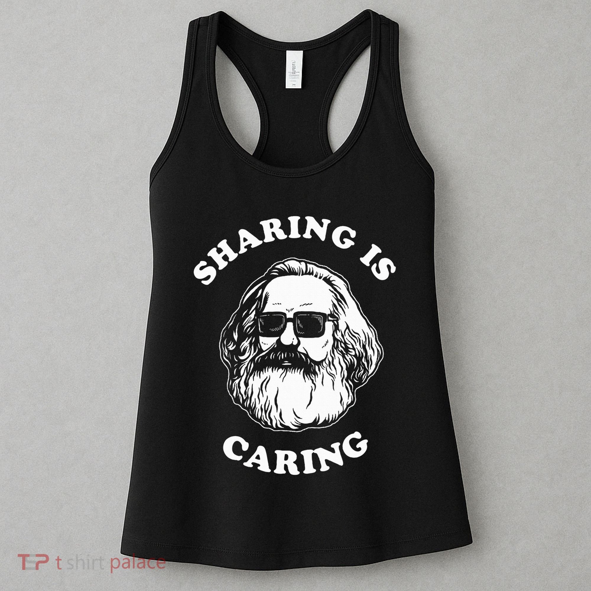 Sharing Is Caring Karl Marx Women's Tank Top
