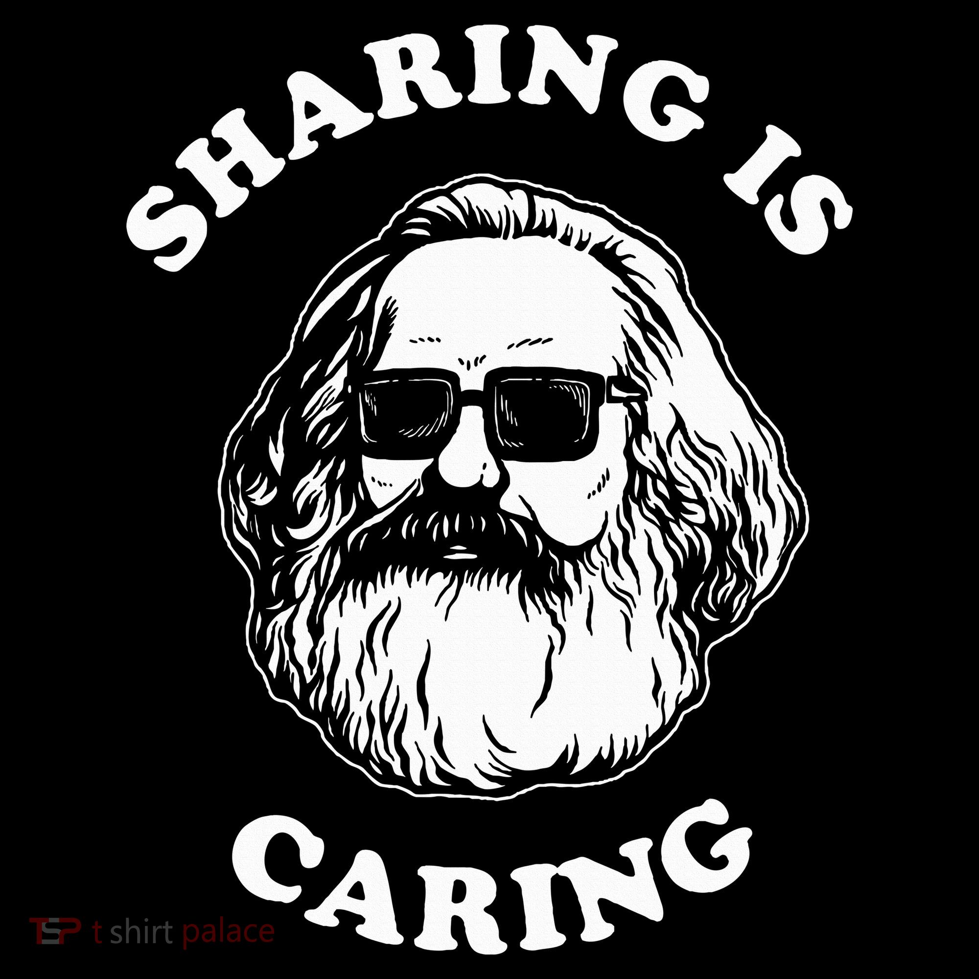 Sharing Is Caring Karl Marx Women's Tank Top