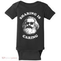 Sharing Is Caring Karl Marx Baby Bodysuit thumb 0