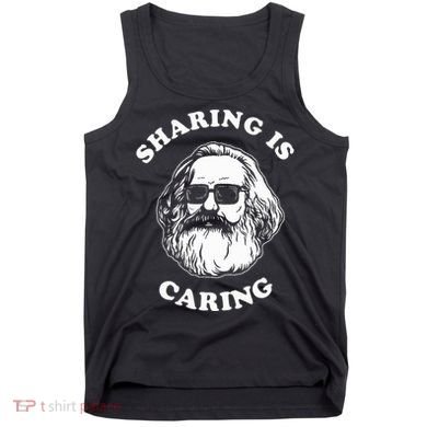 Sharing Is Caring Karl Marx Tank Top