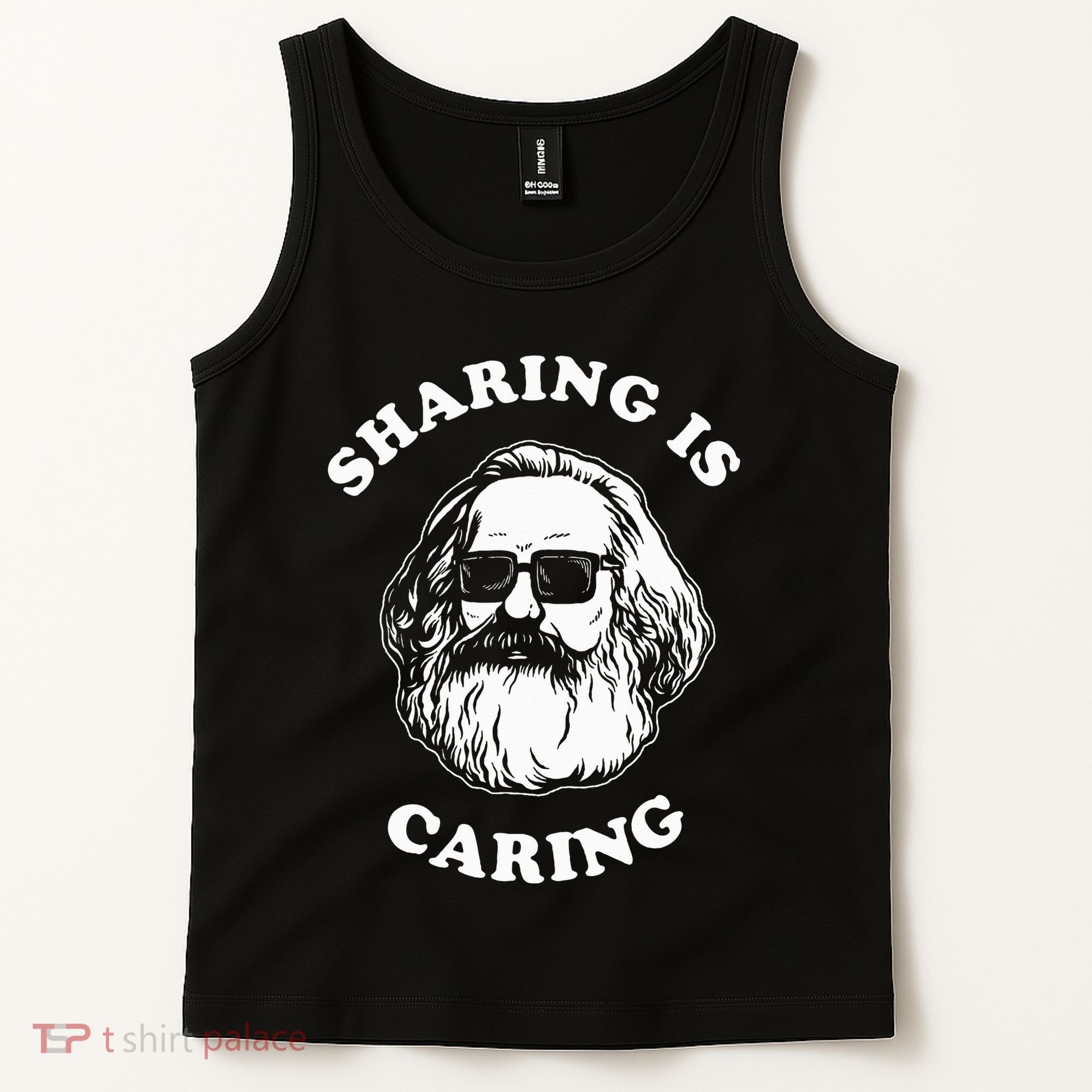 Sharing Is Caring Karl Marx Tank Top