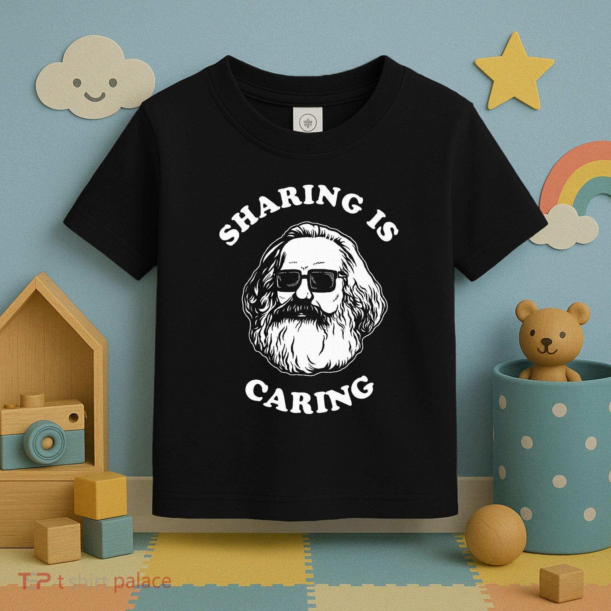 Sharing Is Caring Karl Marx Toddler T-Shirt