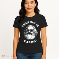 Sharing Is Caring Karl Marx Women's T-Shirt thumb 4