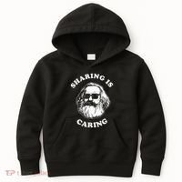 Sharing Is Caring Karl Marx Kids Hoodie thumb 0