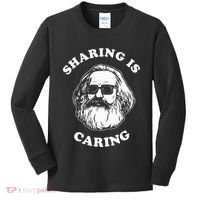 Sharing Is Caring Karl Marx Kids Long Sleeve Shirt thumb 0