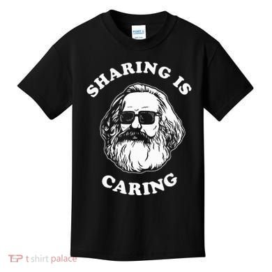 Sharing Is Caring Karl Marx Kids T-Shirt