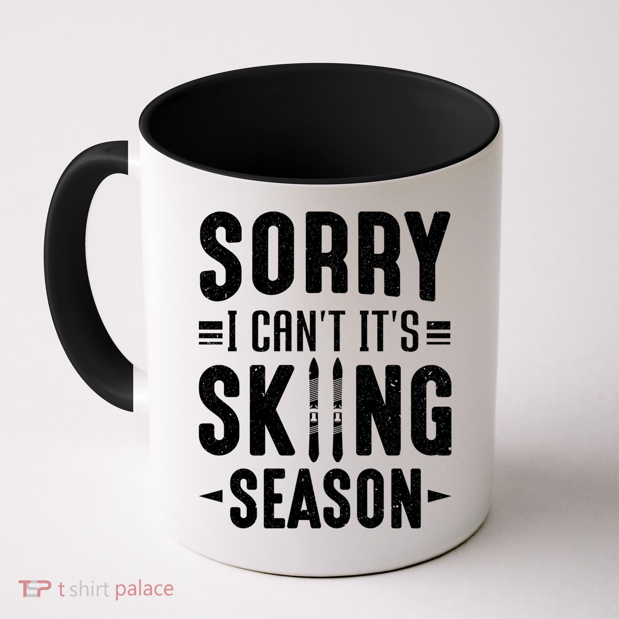 Sory I Cant Its Skiing Season Funny Skiing Gift Coffee Mug