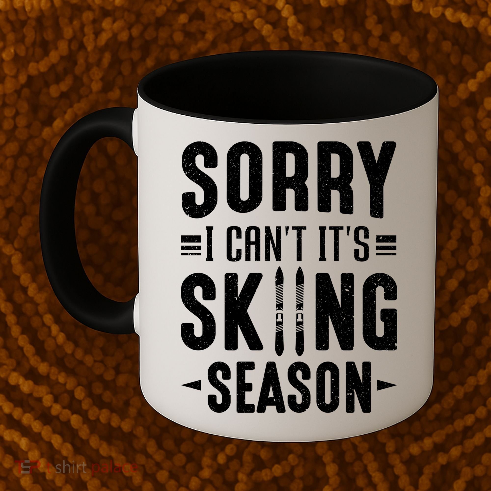 Sory I Cant Its Skiing Season Funny Skiing Gift Coffee Mug