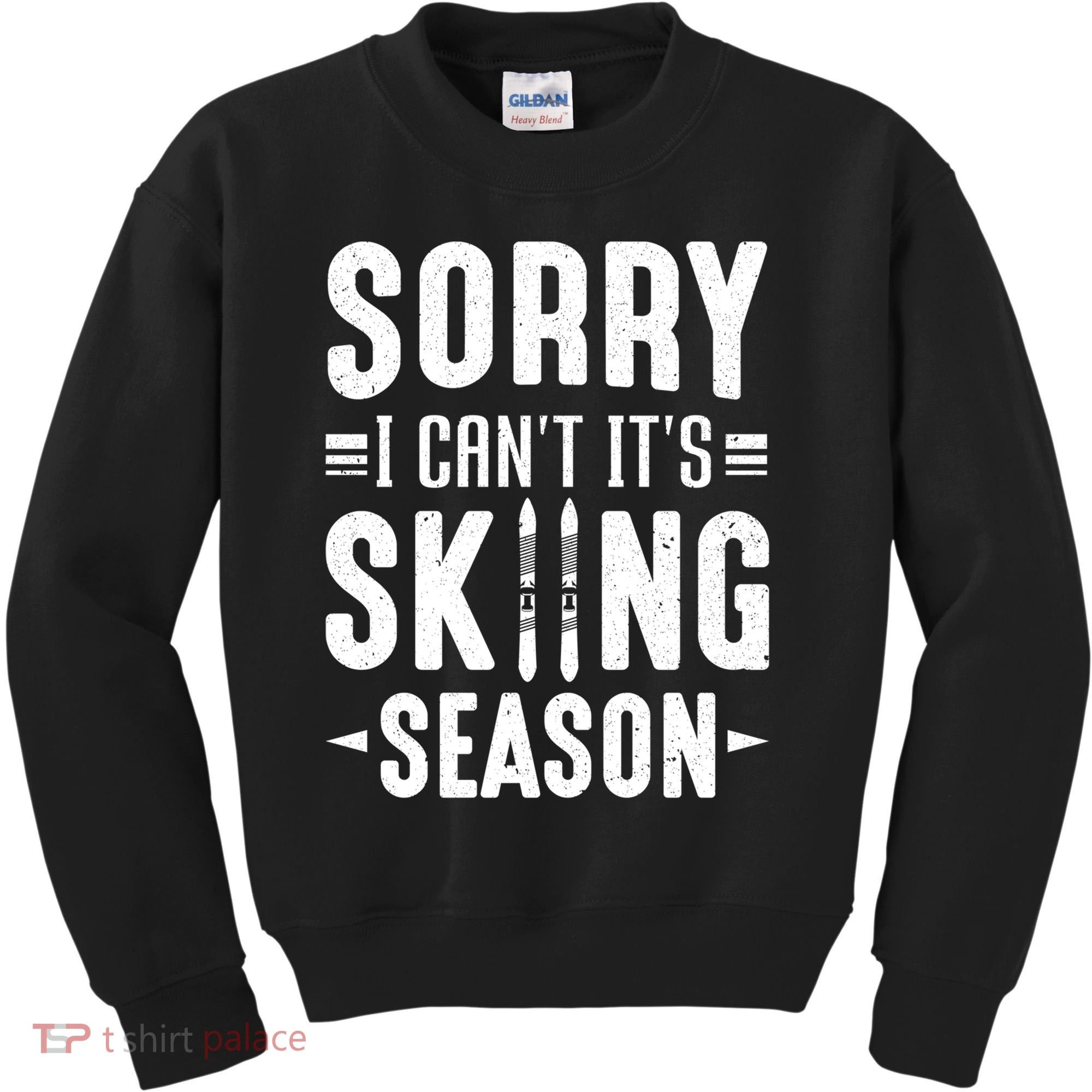 Sory I Cant Its Skiing Season Funny Skiing Gift Kids Sweatshirt