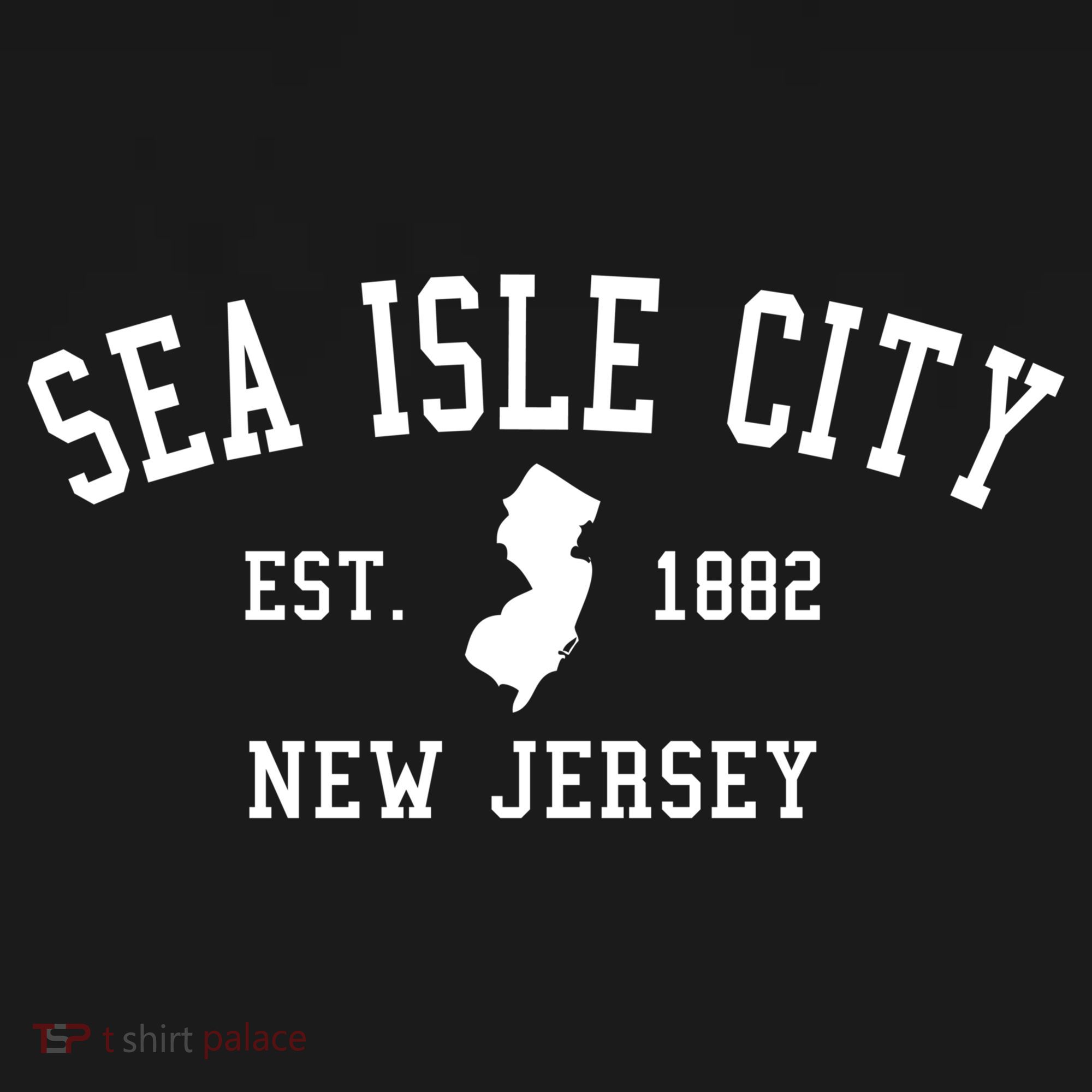 Sea Isle City New Jersey Collegiate Gift Great Gift Bucket Hat