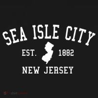 Sea Isle City New Jersey Collegiate Gift Great Gift Ornament thumb 1